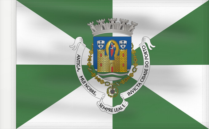 Flag, with reinforced hoist: Porto