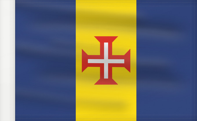 Flag, with reinforced hoist: Madeira Autonomous Region of Madeira, Portugal Madera Região Autónoma da Madeira