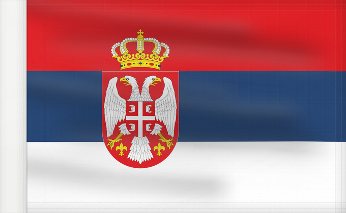 Drapeau, avec guindant renforcé : Serbia state proposal R-41 Discussion proposal for colours for the State Flag of Serbia Serbie - Drapeau d'État (proposition R-41) Serbia - Bandera de Estado (propuesta R-41) Serbien - Staatsflagge (Entwurf R-41) Serbia - Bandiera di Stato (proposta R-41