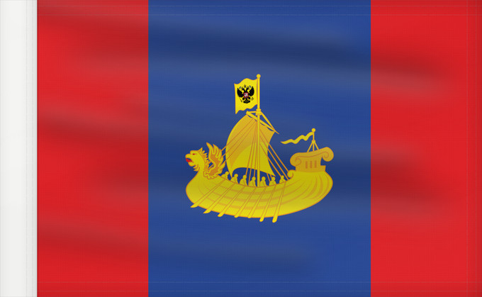 Drapeau, avec guindant renforcé : Kostroma Oblast	Oblast de Kostroma	Óblast de Kostromá	Oblast Kostroma	Флаг Костромской области