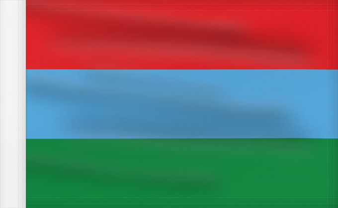 Drapeau, avec guindant renforcé : Karelia Republic of Karelia Carelia (o Karelia) Flags of the Republic of Karelia