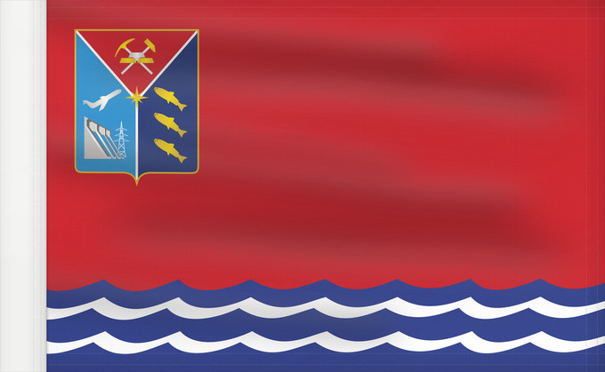 Drapeau, avec guindant renforcé : Magadan Oblast	oblast de Magadan	Óblast de Magadán	Oblast Magadan