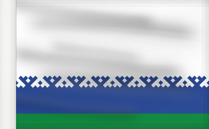 Drapeau, avec guindant renforcé : Nenets Autonomous District	Nenets Autonomous District, Russia	Nénétsie ou district autonome de Nénétsie	distrito autónomo de Nenetsia	Autonome Kreis der Jamal-Nenzen 	Флаг Ненецкого автономного округа