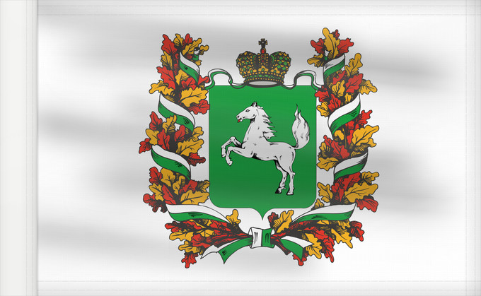 Drapeau, avec guindant renforcé : Tomskaya oblast'