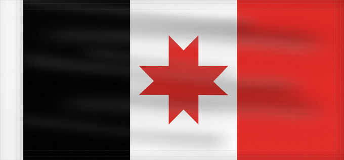 Drapeau, avec guindant renforcé : Udmurtia	Udmurtia. Drawn by Fibonacci	República de Udmurtia	Udmurtia. Dibujada por Fibonacci	Uemura Republic	Repubblica di Udmurtia	Флаг Удмуртии. Автор Fibonacci	Удмуртилэн флагез