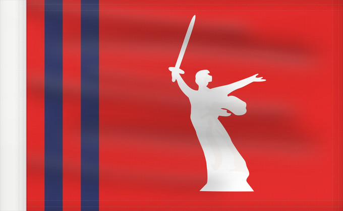 Drapeau, avec guindant renforcé : Volgograd Oblast	Volgograd Oblast 	Oblast de Volgograd	Óblast de Volgogrado	Oblast Wolgograd