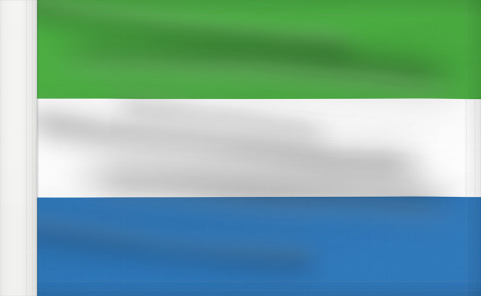 Drapeau, avec guindant renforcé : Sierra Leone	Sierra Leona	Sierra Leones	Sieraleono	Sierre Leone