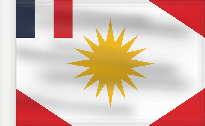 Flag, with reinforced hoist: Alawite State 1920–1936 One form of the flag of the Sanjak of Latakiya or Alawite state in northwest Syria under French colonial rule Territoire autonome des Alaouites Estado Alauí (1920–1936) Alawitenstaat (1920–1936) Stato Alawita (1920–1936)