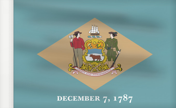 Flagge, mit verstärktem Besatzband: Delaware	ᏕᎳᏪᎢ ᎦᏓᏘ	Ka hae Kelawea	Delevariae	Vlagge van Delaware	Déláwee Hahoodzo bidah naatʼaʼí	Флаг Делавэра	Američke savezne države Delaver	Delawares