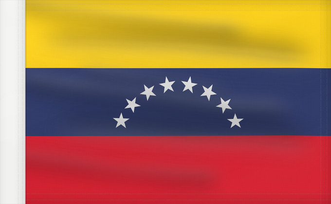 Bandera, con lado del asta reforzado: Venezuela Civil du Venezuela Venezuela - bandera Civil y de la Marina Mercante de Venezuela Benezuela Winïxwila wiphala Veneçuela Venezuelská vlajka Venezuelo Venezuelako bandera Poyvi Venesuéla Winisuyla unanchan Флаг Венесуэлы Venezuele Türkçe Venezuela