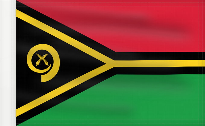 Flag, with reinforced hoist: Vanuatu