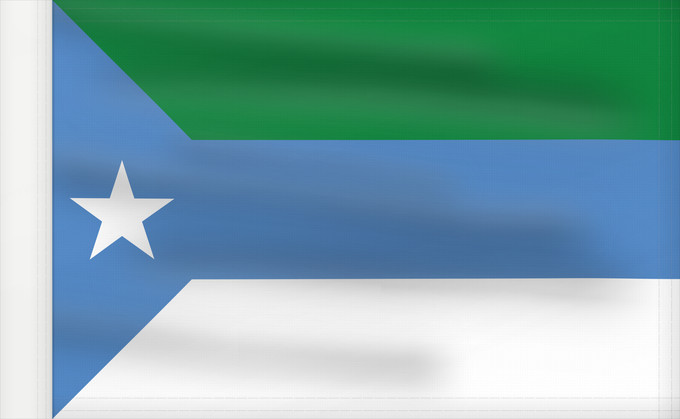 Drapeau, avec guindant renforcé : Jubaland  Somalia	Jubaland state in Somalia	Jubaland