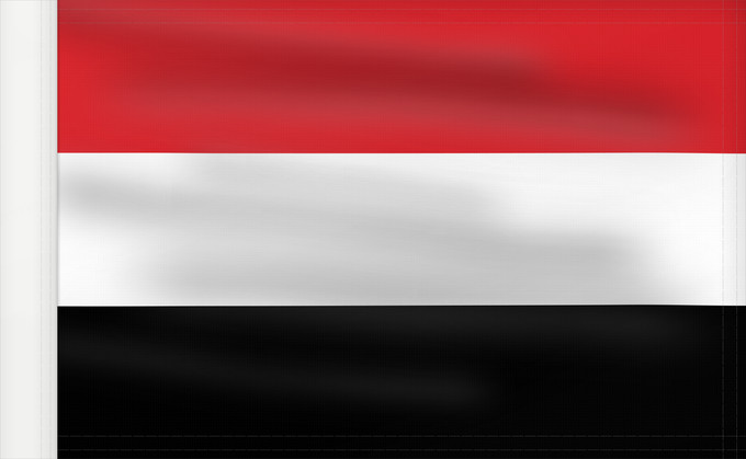 Flag, with reinforced hoist: Yemen Yémen Yemen. Proporciones 2 3 Jemen ﻋﻠﻢ الجمهورية ﺍﻟﻴﻤنية Jemeno Флаг Йемена Jemna