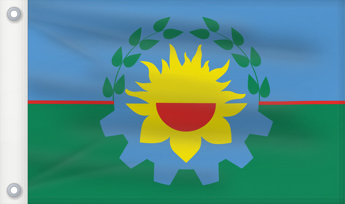 Drapeau, avec deux œillets métalliques et guindant renforcé : Provincia de Buenos Aires Buenos Aires Province Province de Buenos Aires Buenos Aires (Provinz) Provincia di Buenos Aires
