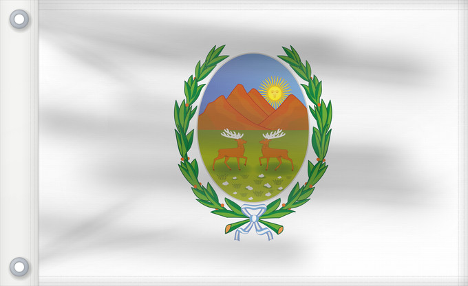 Bandera, con dos ojales metálicos y lado del asta reforzado: Provincia de San Luis	Province of San Luis, Argentina	province de San Luis	Provincia de San Luis, Argentina	San Luis (Provinz)	Provincia di San Luis