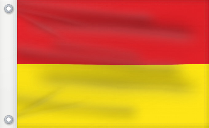 Drapeau, avec deux œillets métalliques et guindant renforcé : Burgenland
