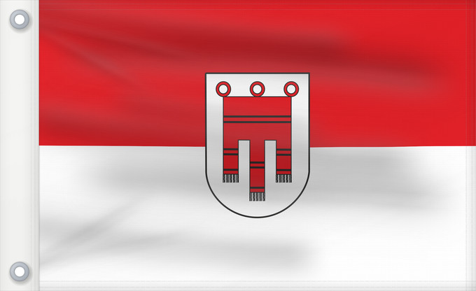 Drapeau, avec deux œillets métalliques et guindant renforcé : Vorarlberg