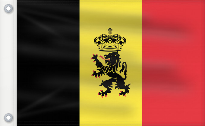 Flag, with two metal eyelets and reinforced hoist: Belgium civil Belgium Belgique Bélgica Belgien Belgio