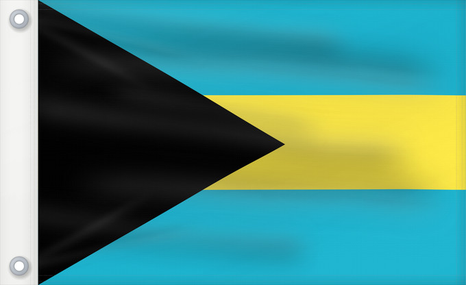 Bandera, con dos ojales metálicos y lado del asta reforzado: Bahamas	Bahama	Bahama s	Das Bahamas	Bahamów	Y Bahamas	La Bahamoj	Bahaman	Bahámaí	Des Bahamas	Ala Bahamayê	Ynysow Bahama	Знаме на Бахамите	Pāmitl Bahamah	Bahamakuna unanchan	Statului Bahamas	Флаг Багам	Bahamov