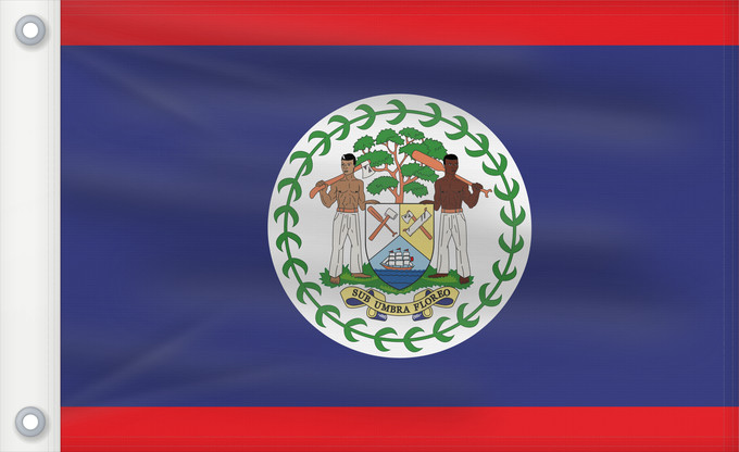 Drapeau, avec deux œillets métalliques et guindant renforcé : Belize	Belice	Banniel Belize	Belizen	Belizae	Флаг Белиза	Belizeja	Belizes	Quốc kỳ Belize