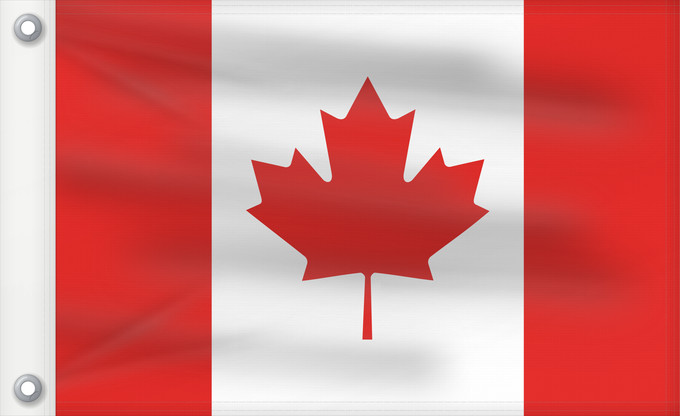 Flag, with two metal eyelets and reinforced hoist: Canada Canadá Kanada