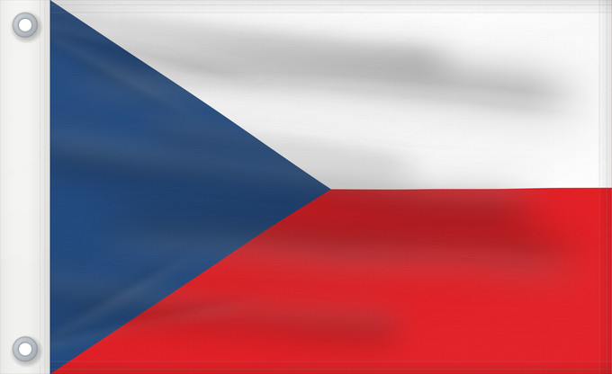 Flag, with two metal eyelets and reinforced hoist: Czech Republic Czechia (Czech Republic) République tchèque República Checa Tschechischen Republik Repubblica Ceca Tsjechië Chéquia Czech علم جمهورية التشيك Сцяг Чэхіі / Sciag Čechii Сьцяг Чэхіі / Ściag Čechii Национално знаме на Чешката република České re