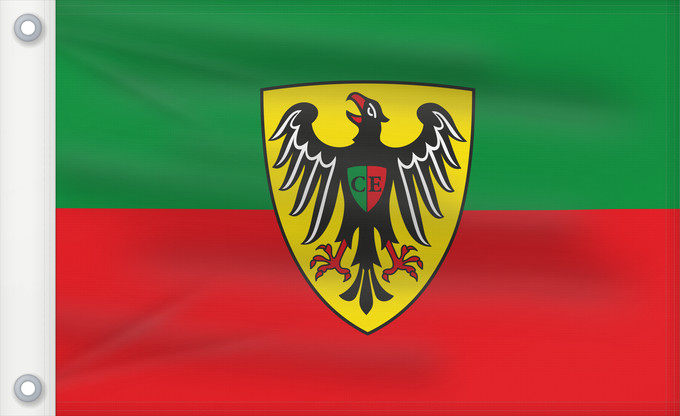 Drapeau, avec deux œillets métalliques et guindant renforcé : Esslingen am Neckar (Region Stuttgart)