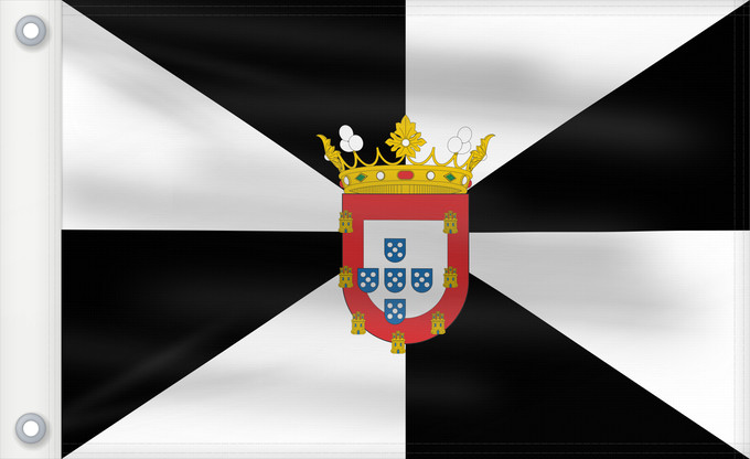 Flag, with two metal eyelets and reinforced hoist: Ceuta Ceuta Spain Ceuta España
