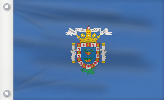 Bandera, con dos ojales metálicos y lado del asta reforzado: Melilla	Melilla 	Melilla  España