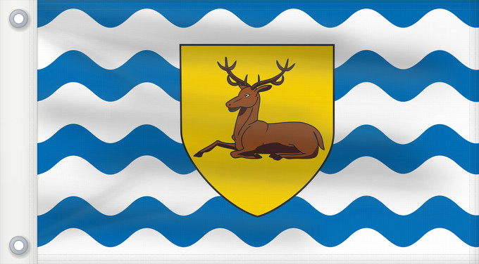 Flag, with two metal eyelets and reinforced hoist: County Flag of Hertfordshire	Hertfordshire	Hertfordshire flag