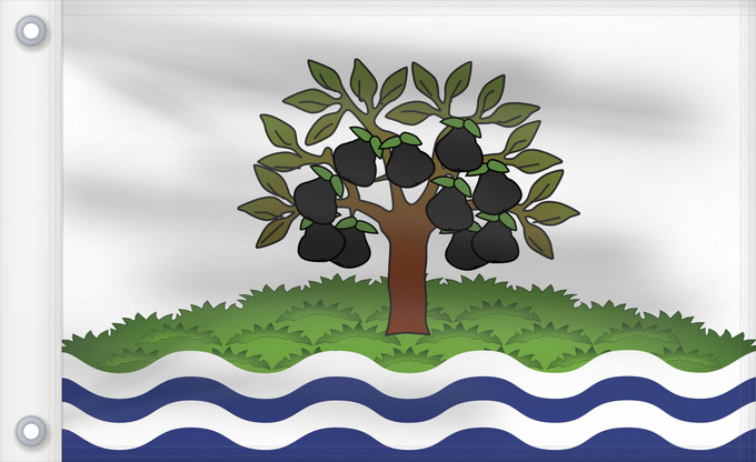 Flag, with two metal eyelets and reinforced hoist: Worcestershire