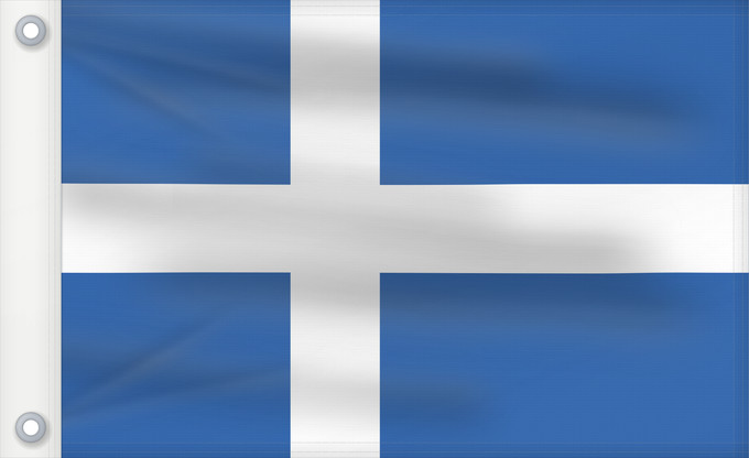 Flag, with two metal eyelets and reinforced hoist: Shetland Les Îles Shetland