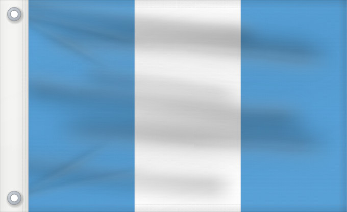 Flag, with two metal eyelets and reinforced hoist: Civil Ensign of Guatemala Guatemala Civil de Guatemala