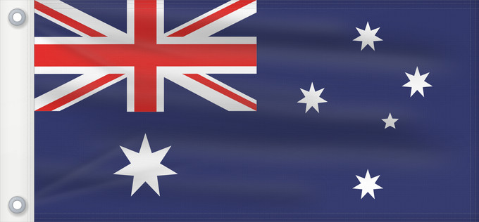 Drapeau, avec deux œillets métalliques et guindant renforcé : Heard Island and McDonald Islands