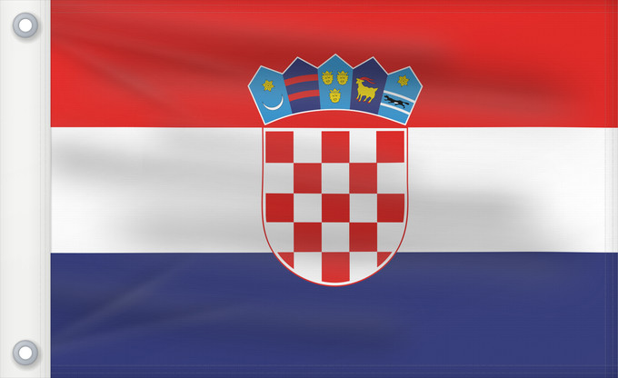 Bandera, con dos ojales metálicos y lado del asta reforzado: Croatia It is easy to put a border around this flag image Croatie Croacia Kroatien Croazia Kroatië Croácia Chorwacji Kroasië علم كرواتيا Xorvatiya Vo Kroàzien Sciag Charvatyji / Сцяг Харватыі Ściag Charvatyji / Сьцяг Харватыі Знаме на Хърватия ক্রোয়েশিয়