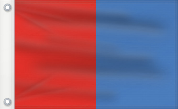 Drapeau, avec deux œillets métalliques et guindant renforcé : Catania	Catane
