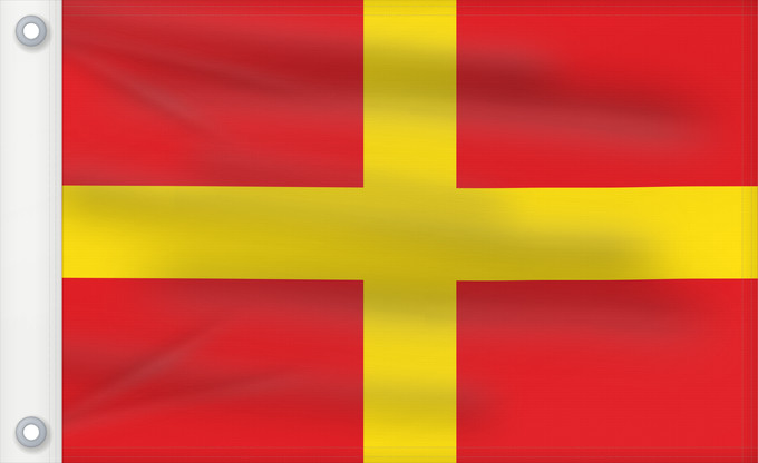 Drapeau, avec deux œillets métalliques et guindant renforcé : Messina Messine