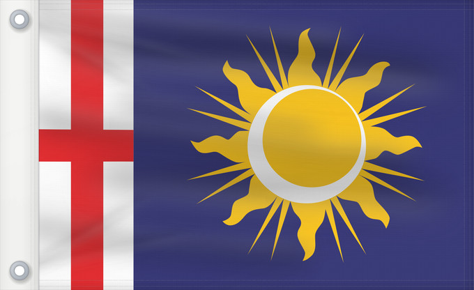 Flag, with two metal eyelets and reinforced hoist: Milan Province Province of Milan Province de Milan Provincia de Milano Provinz Mailand Provincia di Milano