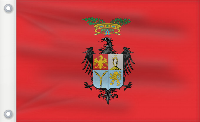 Bandera, con dos ojales metálicos y lado del asta reforzado: Palermo Province Province of Palermo Province de Palerme Provincia de Palermo Provinz Palermo Provincia di Palermo