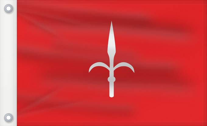 Drapeau, avec deux œillets métalliques et guindant renforcé : Free Territory Trieste	Free Territory of Trieste	Province de Trieste	Provincia de Trieste	Freien Territoriums Triest	Territorio Libero di Trieste	Slobodnog Teritorija Trsta	Slobodne Teritorije Trst	Застава Слободне Територије Трст