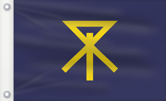 Drapeau, avec deux œillets métalliques et guindant renforcé : Osaka, Osaka	Osaka	Ōsaka	大阪市旗
