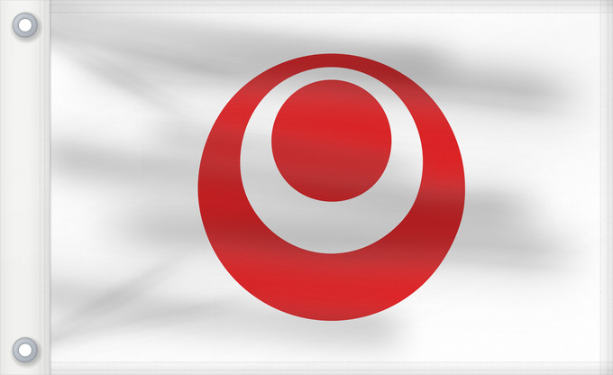 Bandera, con dos ojales metálicos y lado del asta reforzado: Okinawa Prefecture préfecture d'Okinawa prefectura de Okinawa Präfektur Okinawa Prefettura di Okinawa Okinawa Prefecture, Japan
