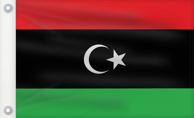 Drapeau, avec deux œillets métalliques et guindant renforcé : Libya	The national flag of Libya	La Libye	Libia	Libyen	Libië	Líbia	علم ليبيا	Banniel Libia	Libije	Liibüa lipp	דגל לוב	リビアの国旗。	리비아의 국기	Libyas flagg	Libiei	Флаг Ливии	ⵍⵉⴱⵢⴰ ⴰⵛⵏⵢⴰⵍ ⵏ ⵍⵉⴱⵢⴰ