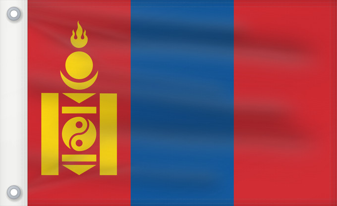 Flag, with two metal eyelets and reinforced hoist: Mongolia	Mongolie	Mongolei	علم منغوليا	མོང་གོལ། དར་ཆ།	​Mūng-gū guók-gì	Mongoolia lipp	​Mùng-kú-koet khì	Моңғолия байрағы	몽골의 국기	Моңголстан туусу	Знаме на Монголија	.mw-parser-output	Флаг Монголии	Парчами Муғулистон	Монголия байдаги	Монголия байрагы	Моңғул