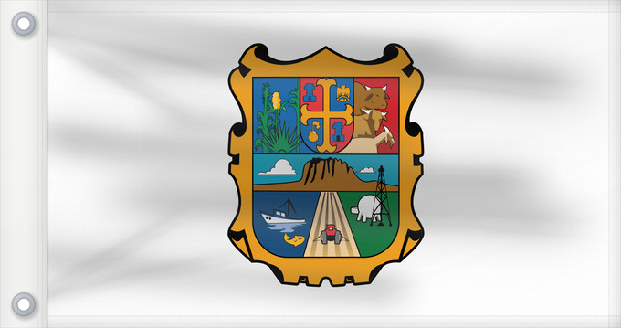 Drapeau, avec deux œillets métalliques et guindant renforcé : Tamaulipas