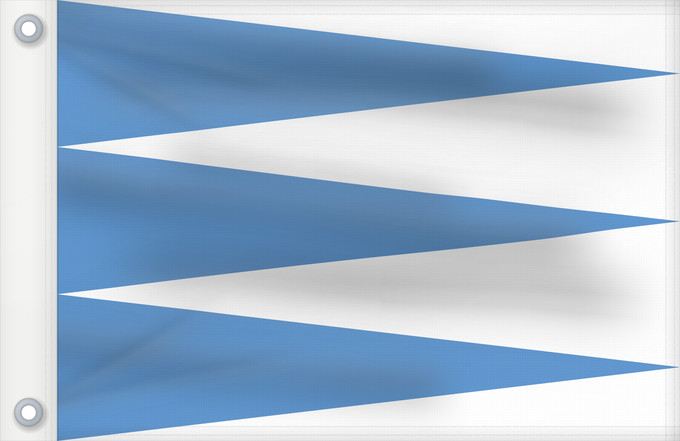 Bandera, con dos ojales metálicos y lado del asta reforzado: Sogn og Fjordane	comté de Sogn og Fjordane	Sogn og Fjordane, Norway
