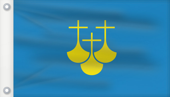 Bandera, con dos ojales metálicos y lado del asta reforzado: Møre og Romsdal	Møre og Romsdal County, Norway	comté de Møre og Romsdal	More og Romsdal