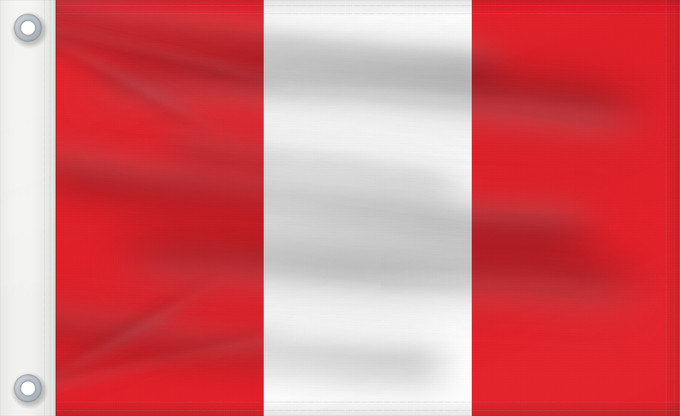 Drapeau, avec deux œillets métalliques et guindant renforcé : Peru	Pérou	Perú	Perù	Piruw wiphala	Perus	Piruwpa unanchan	Флаг Перу