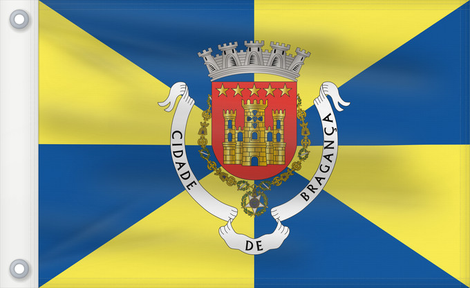 Flag, with two metal eyelets and reinforced hoist: Bragança