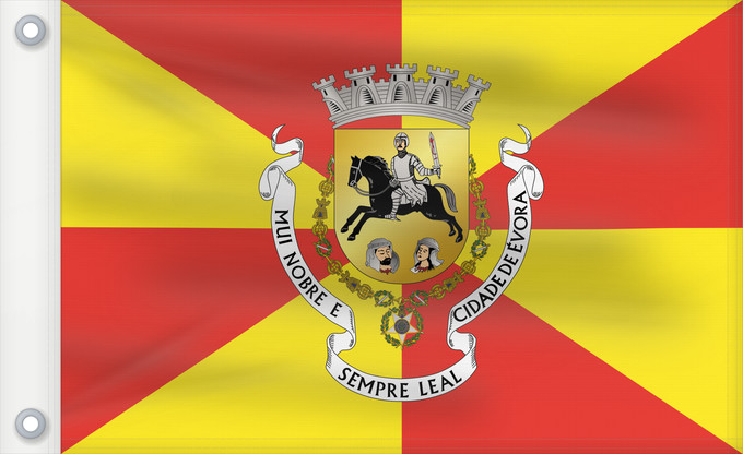 Drapeau, avec deux œillets métalliques et guindant renforcé : Évora